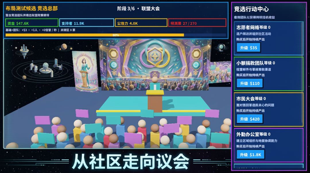 请投我一票!游戏截图