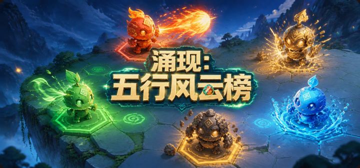 涌现：五行风云榜 封面