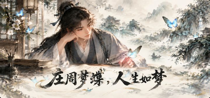 庄周梦蝶,人生如梦 封面