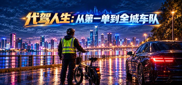 代驾人生：从第一单到全城车队 封面