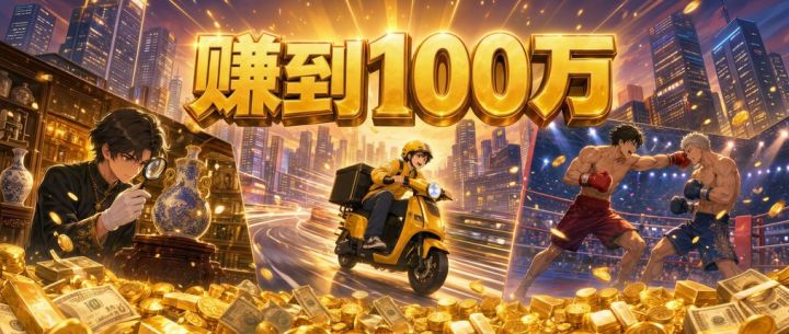赚到100万 封面