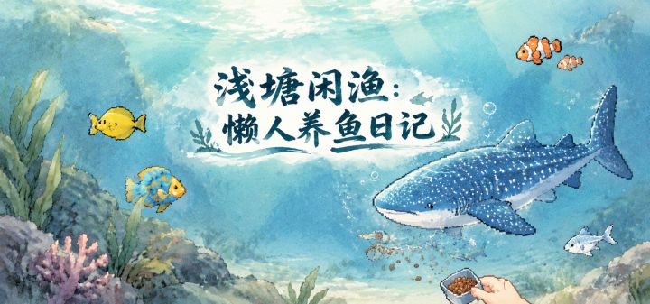 浅塘闲渔:懒人养鱼日记 封面