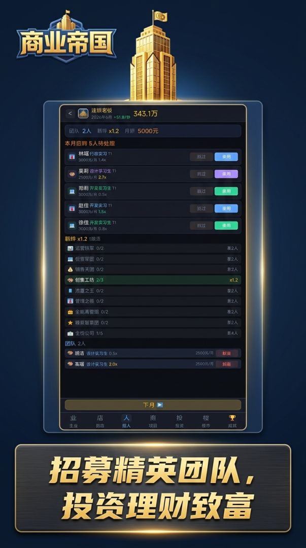商业帝国游戏截图