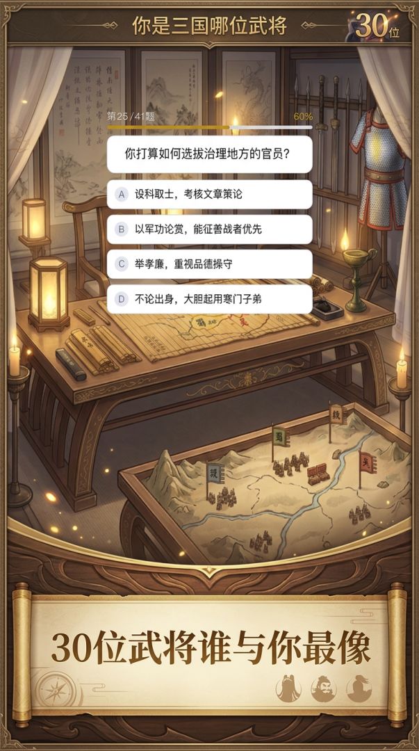 你是三国哪位武将游戏截图