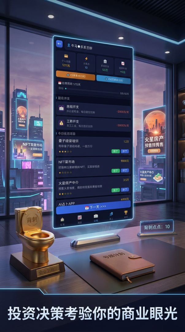 亏成首富从背刺开始游戏截图