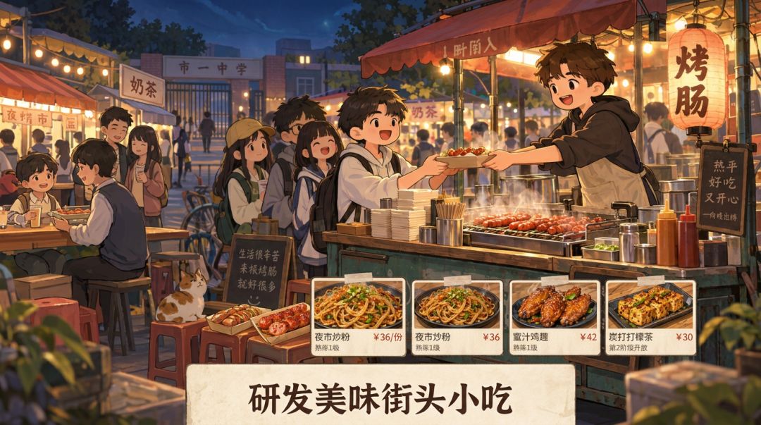 今晚出摊游戏截图