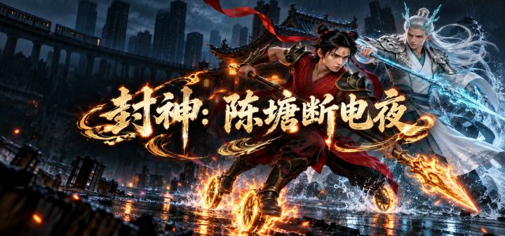 封神:陈塘断电夜 封面