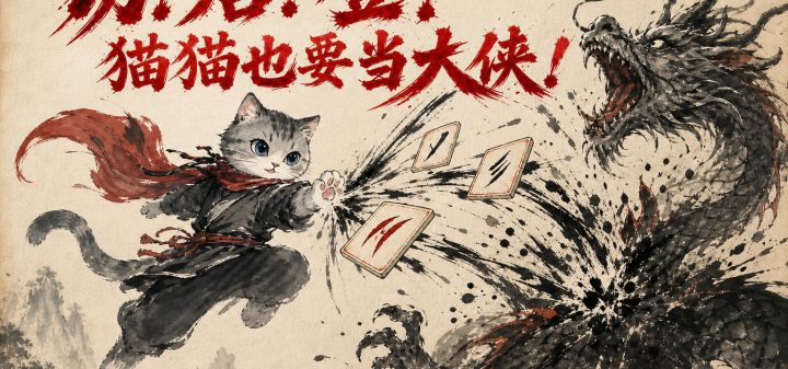 切！居！登！猫猫也要当大侠 封面