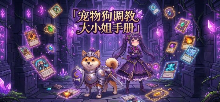 宠物狗调教大小姐手册 封面