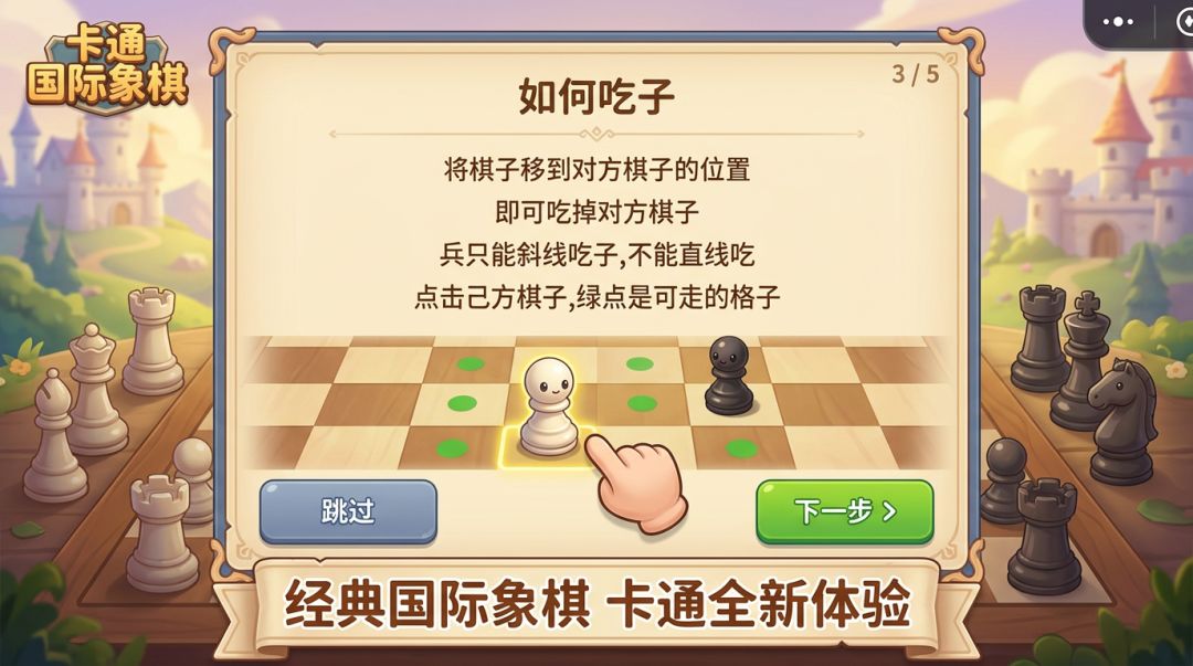 卡通国际象棋游戏截图