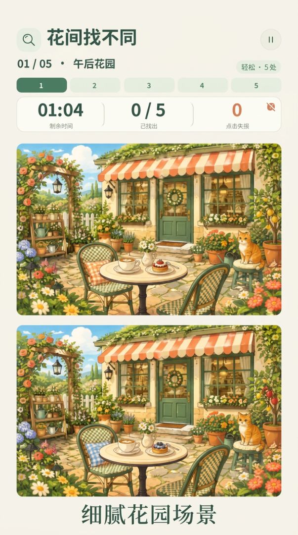 花间找不同游戏截图