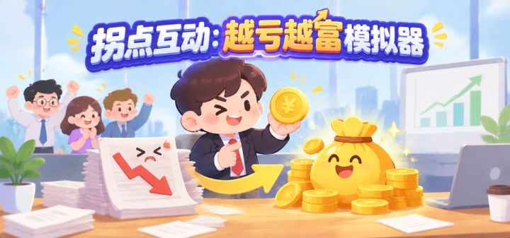 拐点互动：越亏越富模拟器 封面