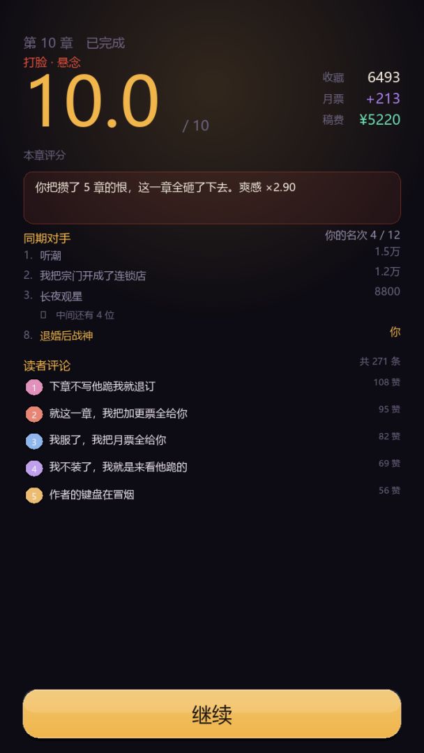 码字封神:网文作者模拟器游戏截图
