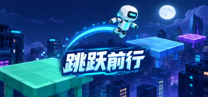 跳跃前行 封面