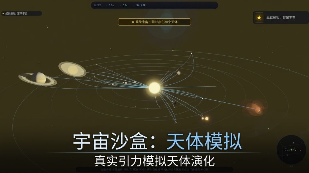 宇宙沙盒：天体模拟游戏截图