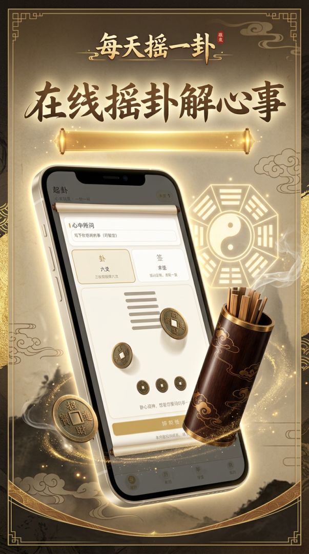 每天摇一卦游戏截图