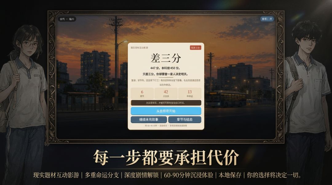 差三分游戏截图