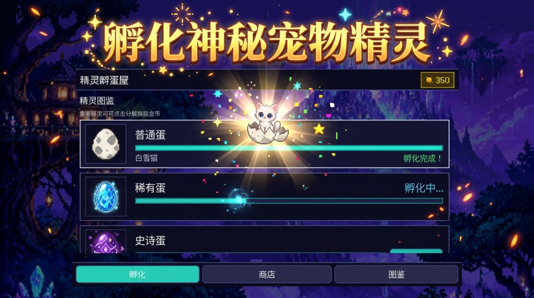 宠物精灵孵蛋模拟器游戏截图