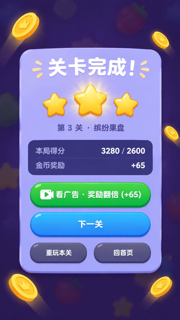 糖果消消乐游戏截图