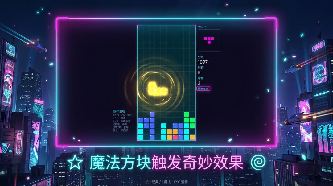 霓虹方块游戏截图