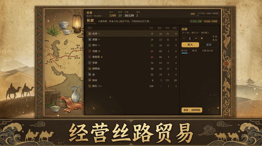 丝绸之路游戏截图