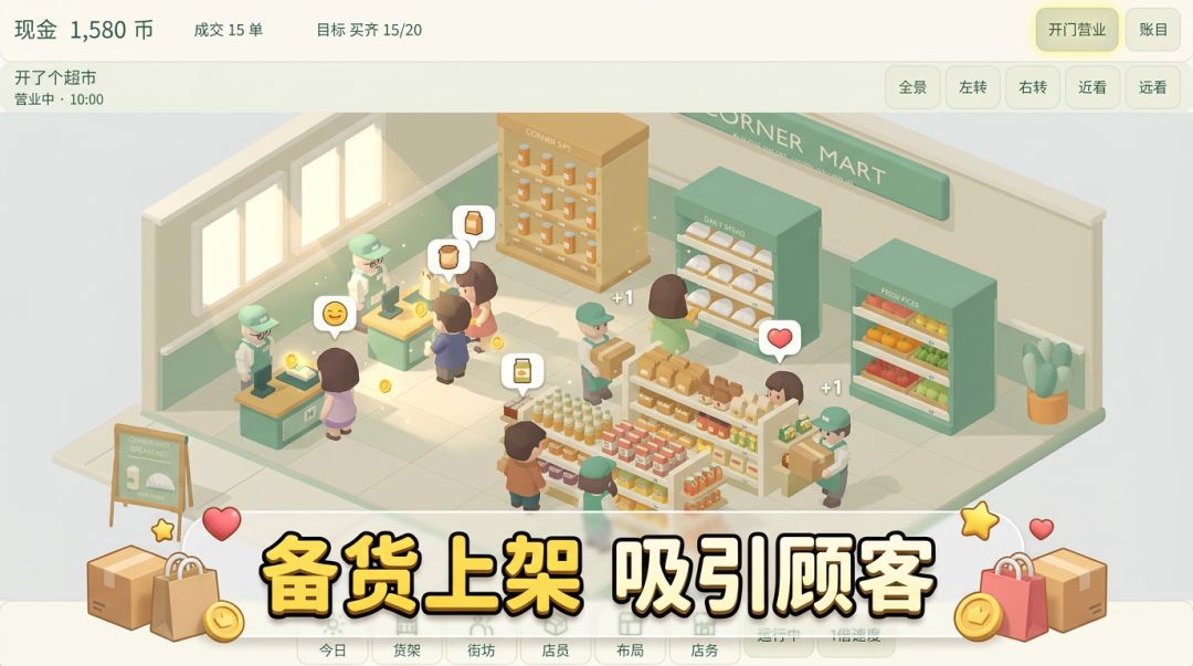 开了个超市游戏截图