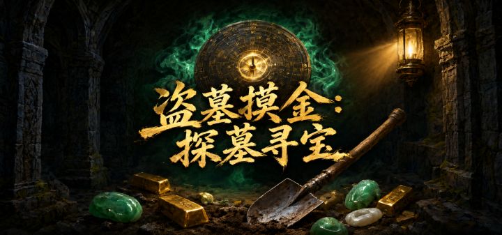 盗墓摸金:探墓寻宝 封面