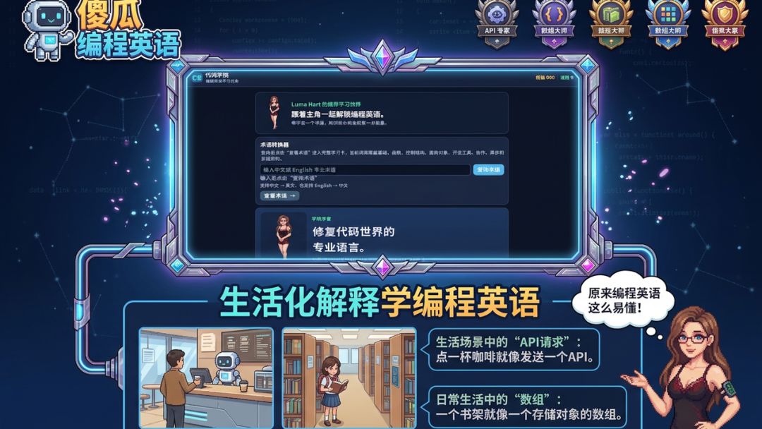 傻瓜编程英语游戏截图