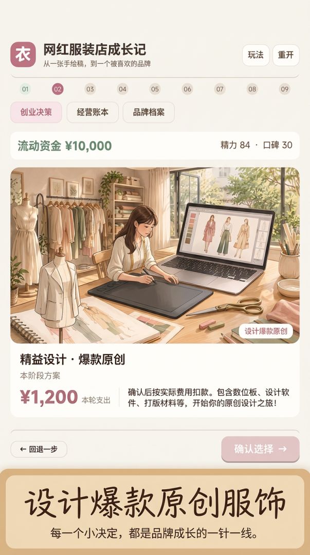 网红服装店成长记游戏截图