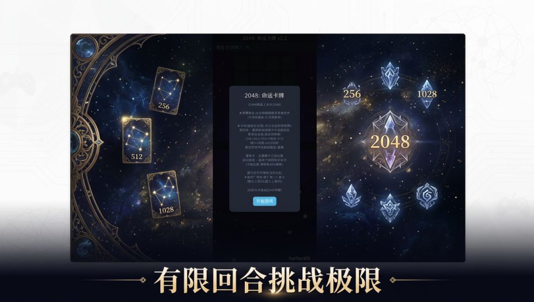 2048：命运卡牌游戏截图