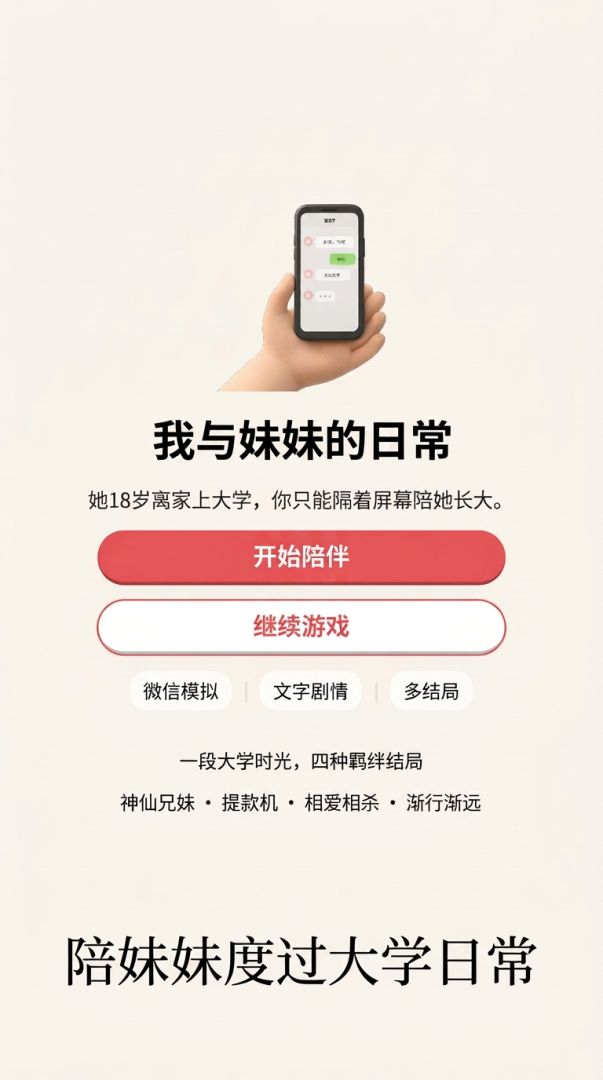 我与妹妹的日常游戏截图
