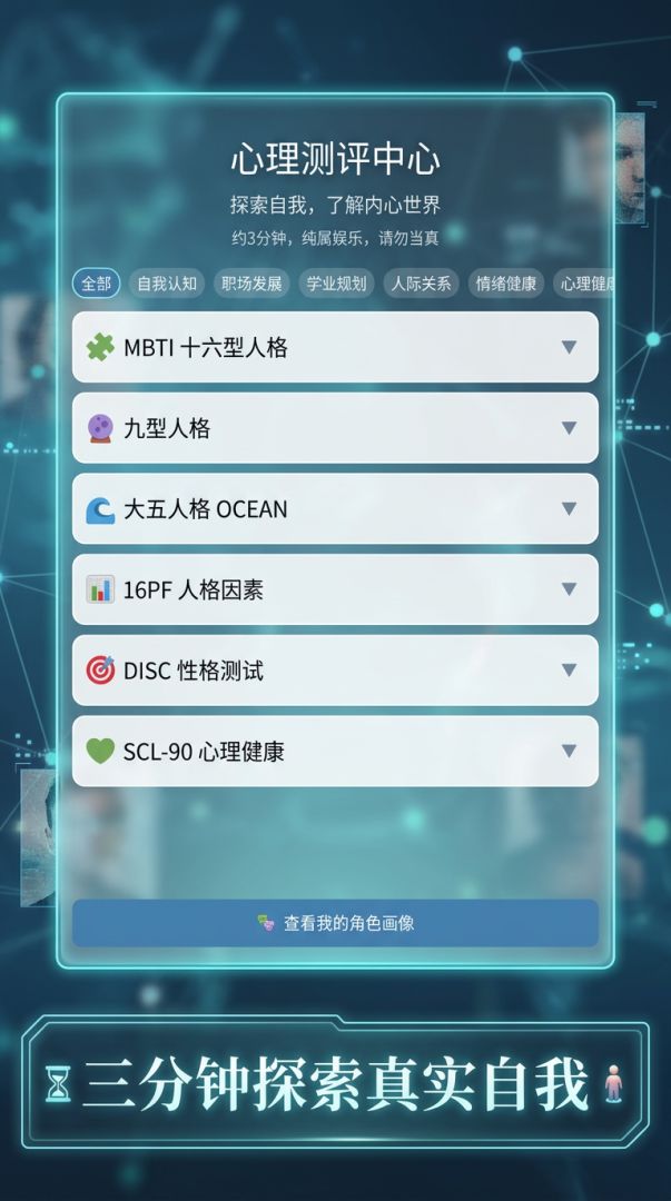 心理测评画像游戏截图
