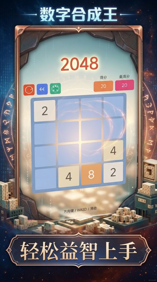 数字合成王2048游戏截图