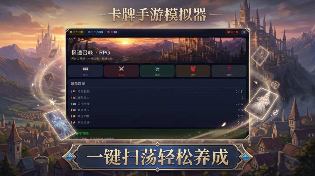 卡牌手游模拟器游戏截图