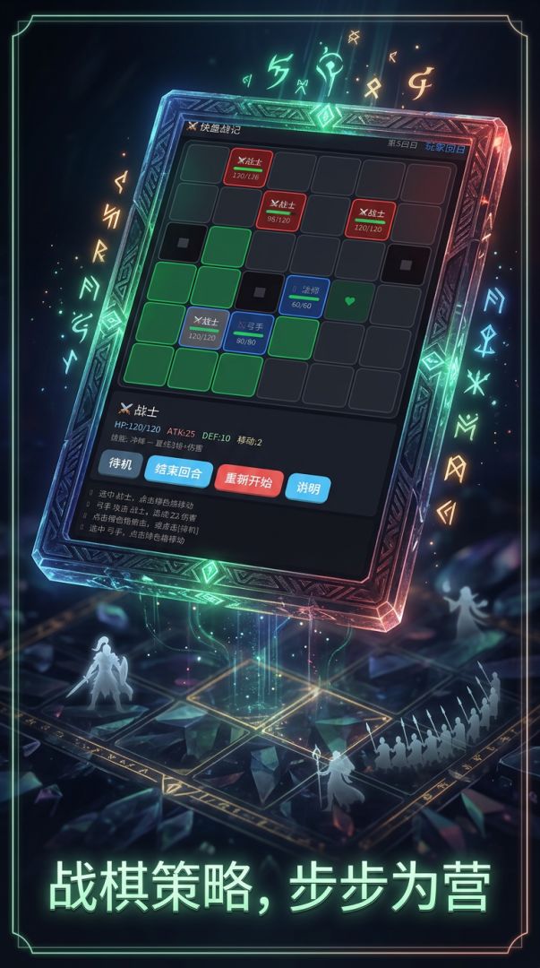 棋盘战记游戏截图