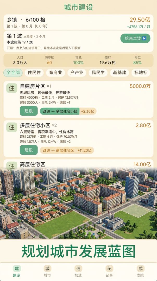 城市模拟器:从小镇到国际大都市游戏截图