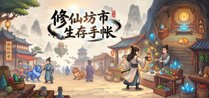 修仙坊市生存手帐 封面