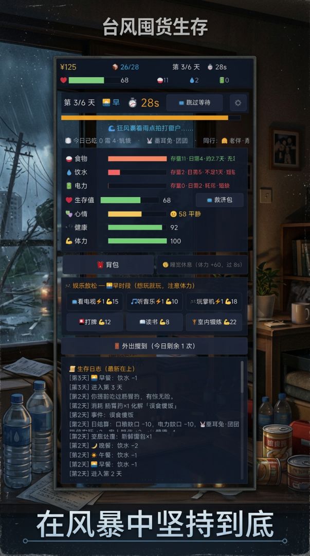 台风囤货生存游戏截图