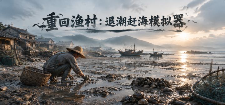 重回渔村：退潮赶海模拟器 封面
