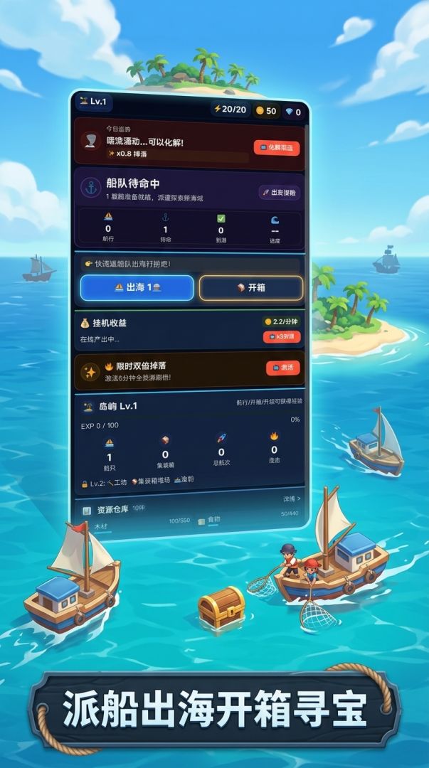 漂箱岛游戏截图
