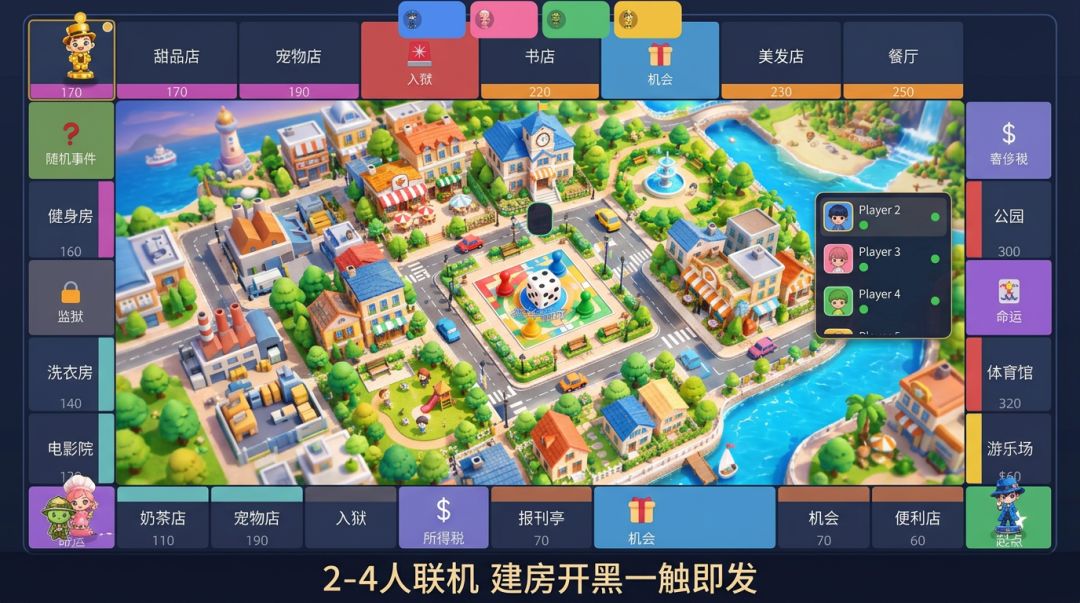 欢乐大富翁游戏截图