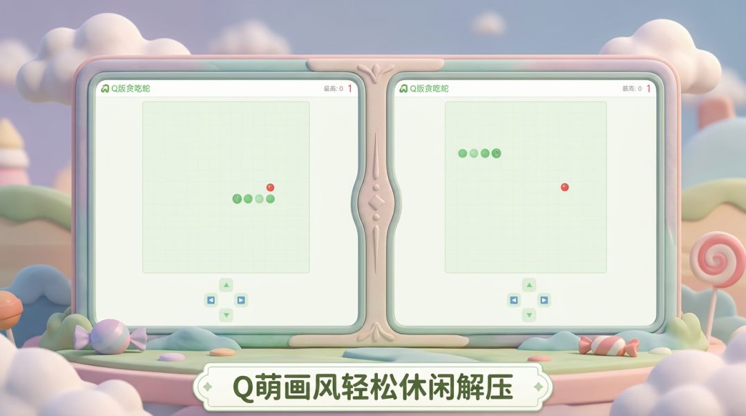 Q版贪吃蛇游戏截图