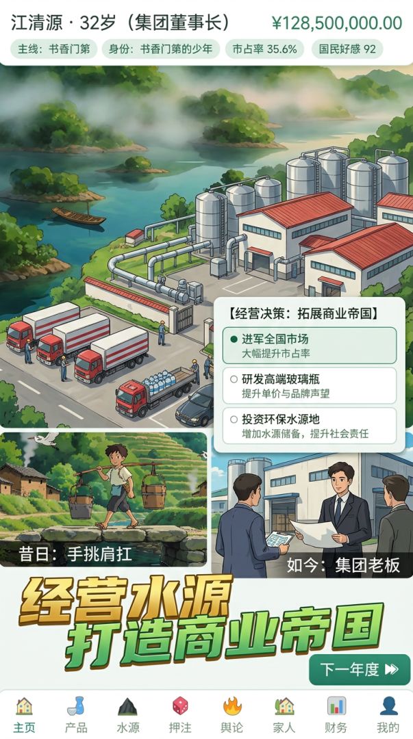 矿泉水大亨:从乡村小伙到集团老板游戏截图