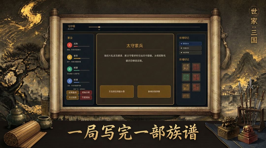 世家：三国游戏截图