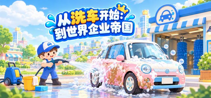 从洗车开始：到世界企业帝国 封面