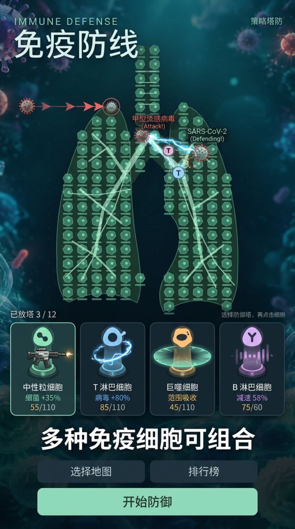免疫防线：细胞保卫战游戏截图