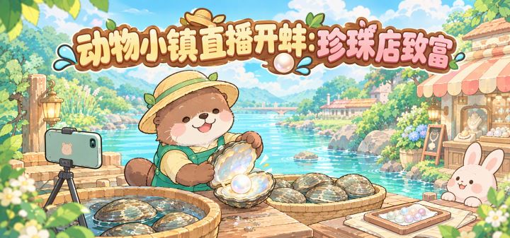 动物小镇直播开蚌：珍珠店致富 封面