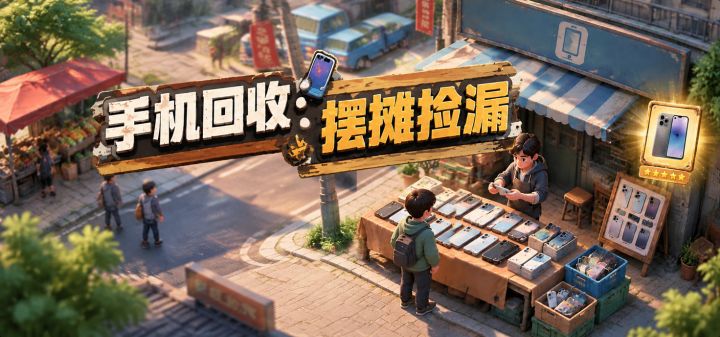 手机回收 · 摆摊捡漏 封面