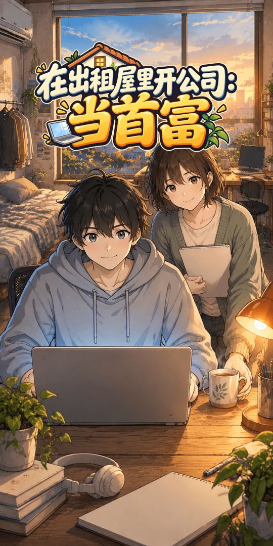 在出租屋里开公司:当首富游戏截图