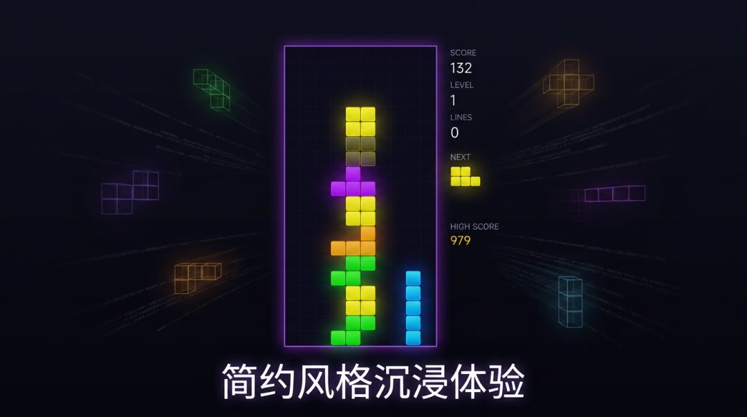 俄罗斯方块游戏截图